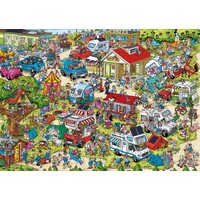 thumb-The Campsite  - Ray Nicholson -  puzzle of 1000 pieces-2