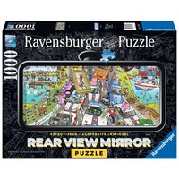 thumb-Police Chase  - Rearview Mirror -  puzzle of 1000 pieces-1