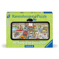 thumb-Traffic Jam  - Rearview Mirror -  puzzle of 1000 pieces-1