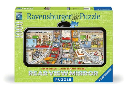  Ravensburger Chaos sur la route - Rétroviseur - 1000 pièces 