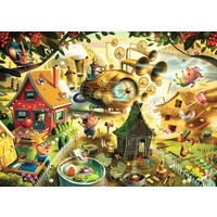 thumb-Look Out Little Pigs! - Dean MacAdam - puzzle of 1000 pieces-2