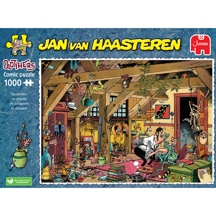 De Vrijgezel  - Jan van Haasteren - puzzel van 1000 stukjes-2