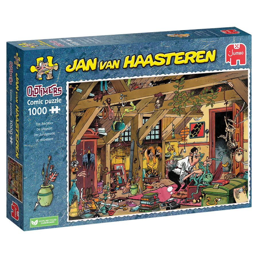 De Vrijgezel  - Jan van Haasteren - puzzel van 1000 stukjes-4