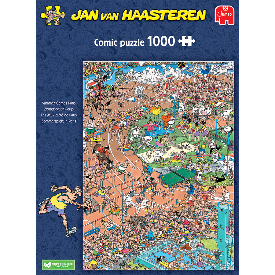 Zomerspelen Parijs - Jan van Haasteren - puzzel van 1000 stukjes-3