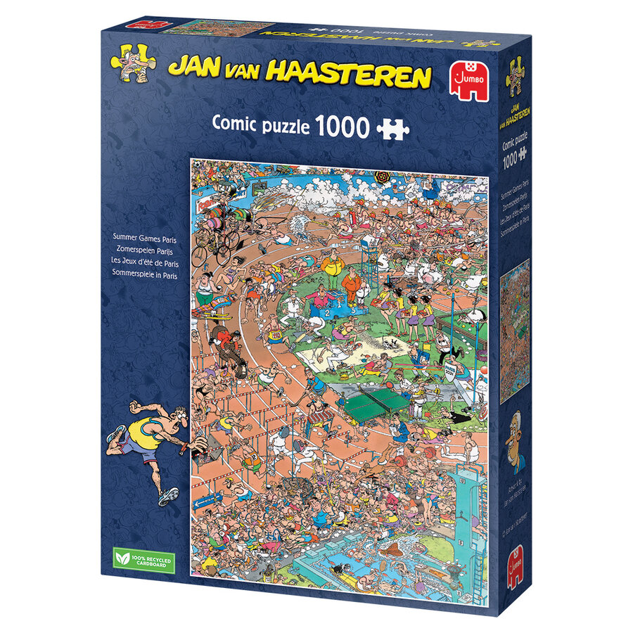 PRE-ORDER - Summer Games Paris - Jan van Haasteren - puzzle of 1000 pieces-1