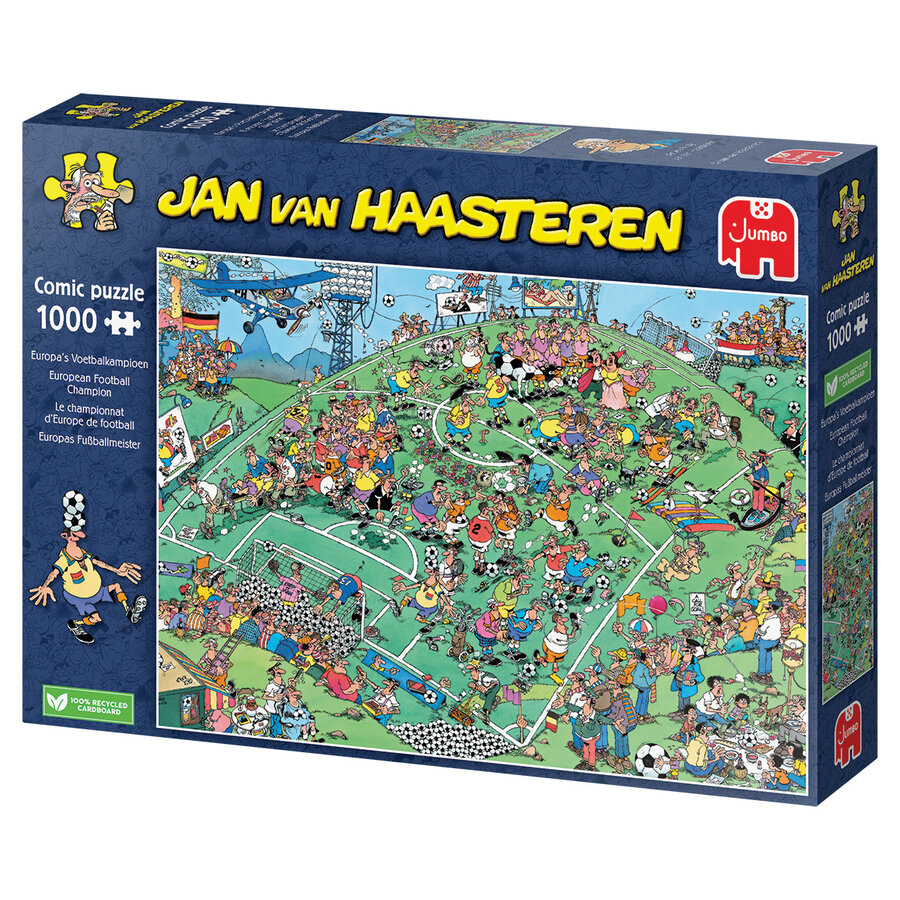 PRE-ORDER - European Football Champion - Jan van Haasteren - puzzle of 1000 pieces-1