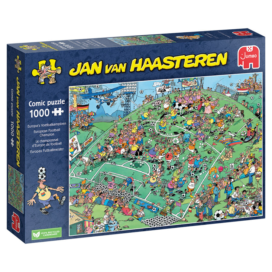 PRE-ORDER - European Football Champion - Jan van Haasteren - puzzle of 1000 pieces-3