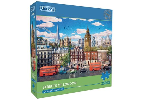  Gibsons Streets of London  - 250 XL stukjes 