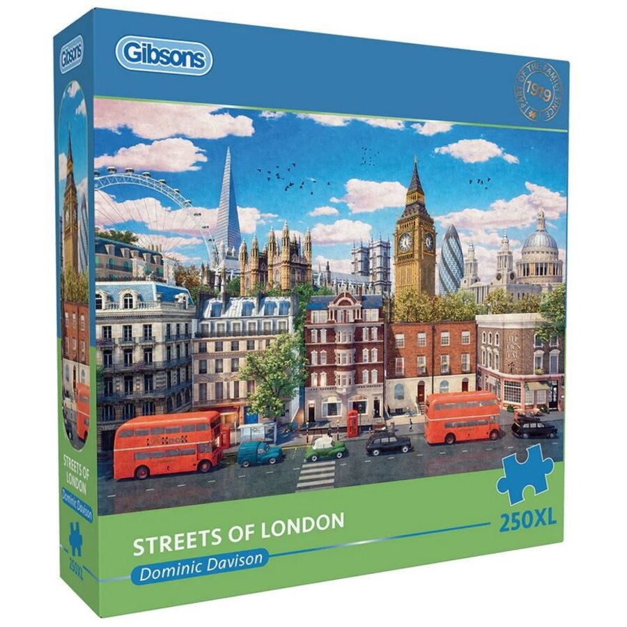 Streets of London - 250 XL pieces jigsaw puzzle-1