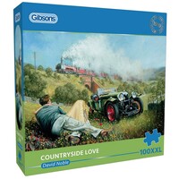 thumb-Countryside Love  - jigsaw puzzle of 100 XXL pieces-1