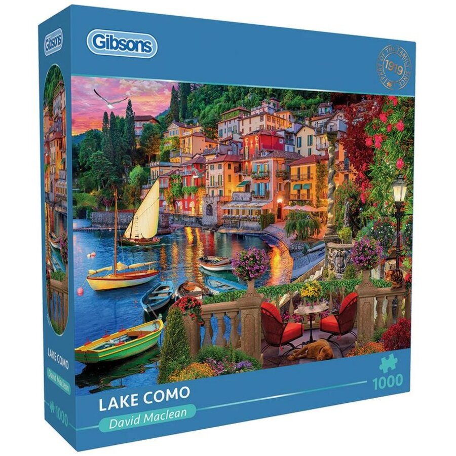 Lake Como  - jigsaw puzzle of 1000 pieces-1