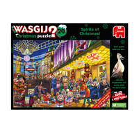 thumb-PRE-ORDER - Wasgij Christmas  20 - Spirits of Christmas - 2 jigsaw puzzles of 1000 pieces-3