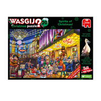 thumb-PRE-ORDER - Wasgij Noël  20 - Spirits of Christmas - 2 puzzles de 1000 pièces-3