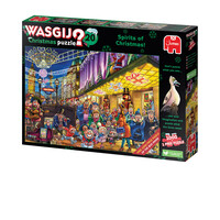 thumb-PRE-ORDER - Wasgij Christmas  20 - Spirits of Christmas - 2 jigsaw puzzles of 1000 pieces-1