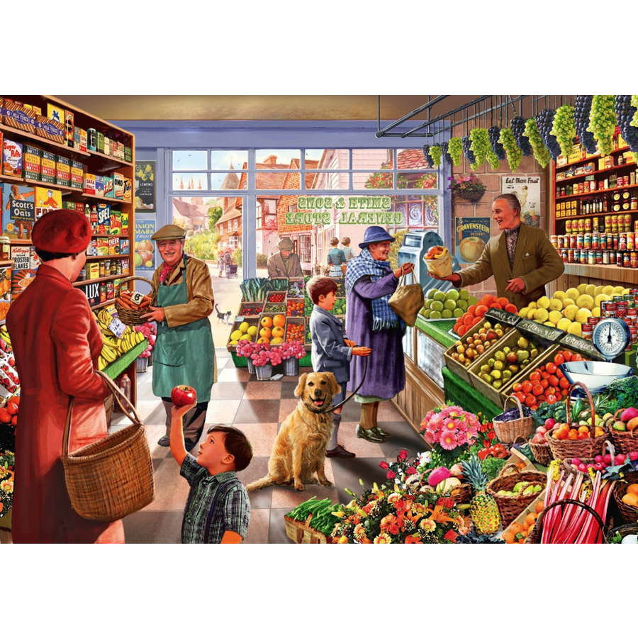 In the village greengrocer - puzzle of 1000 pieces-2