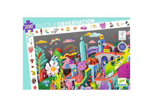  Djeco Crazy Town - 200 pieces 