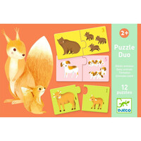 thumb-Puzzle duo - Baby Animals - 12 x 2 pieces-4