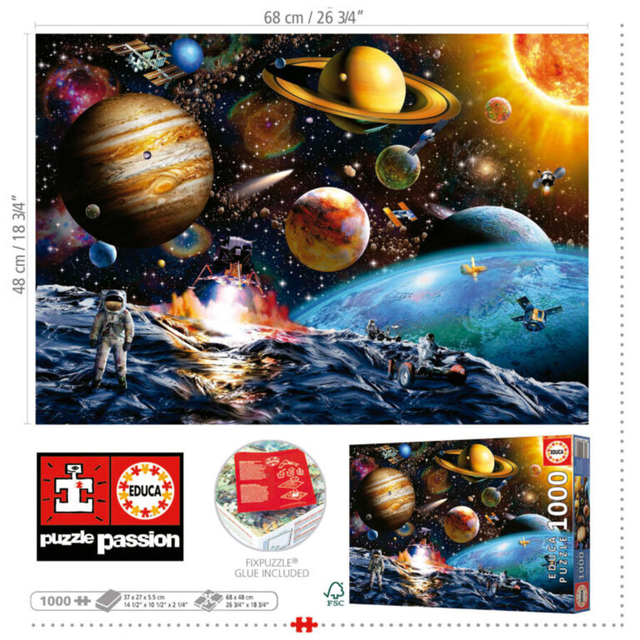 Asteroid-mission - puzzle of 1000 pieces-5