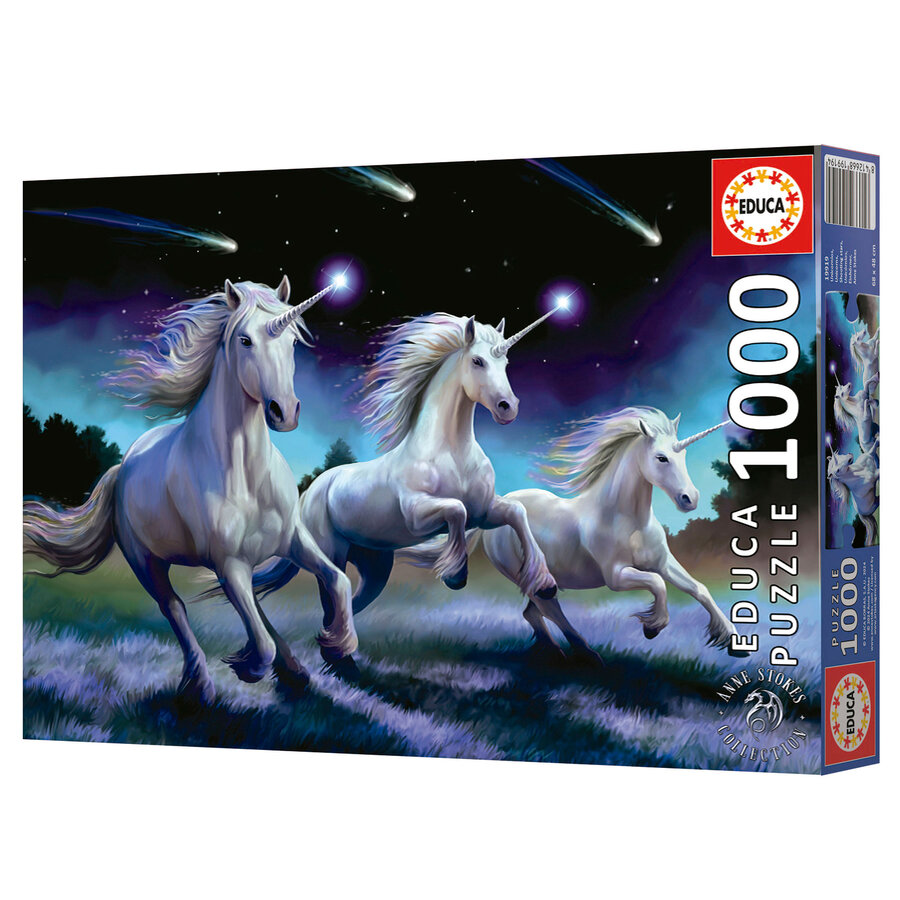 Eenhoorns - Anne Stokes - puzzel 1000 stukjes-1