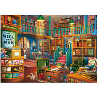 thumb-La librairie - puzzle de 1000 pièces-2