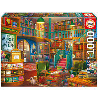 thumb-La librairie - puzzle de 1000 pièces-7