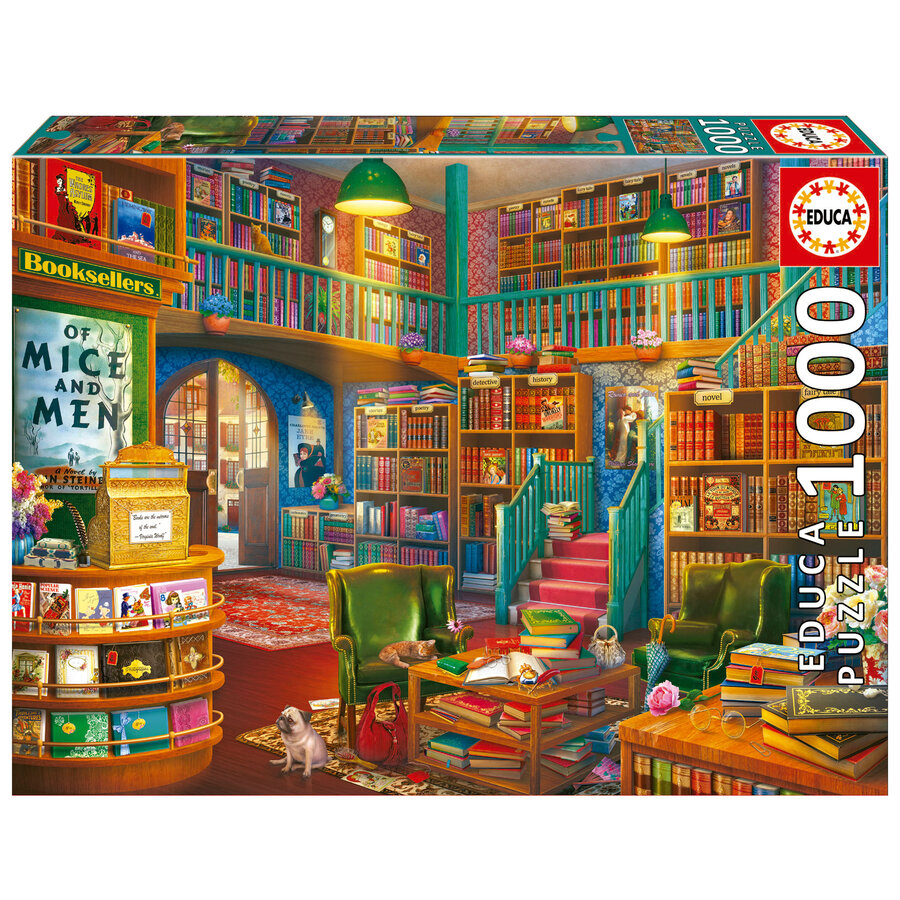 The Bookstore - puzzle of 1000 pieces-7