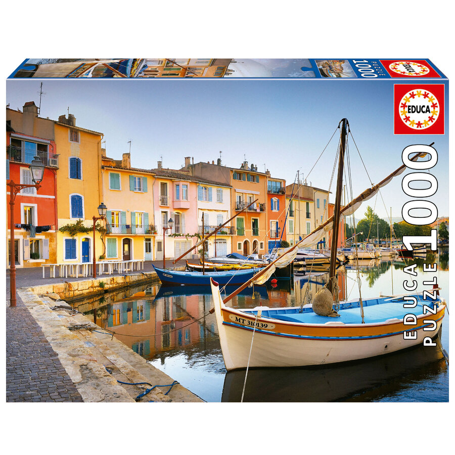 Haven van Martigues, Provence - puzzel 1000 stukjes-7