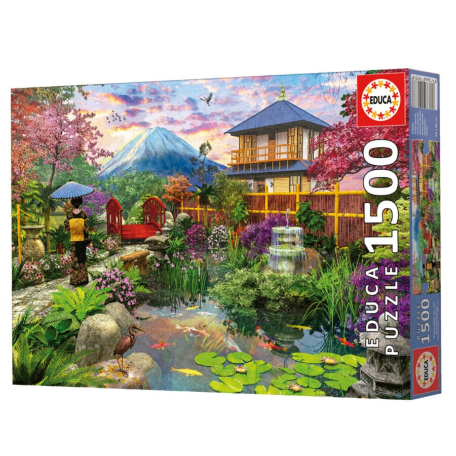 Japanse tuin - legpuzzel van 1500 stukjes-1