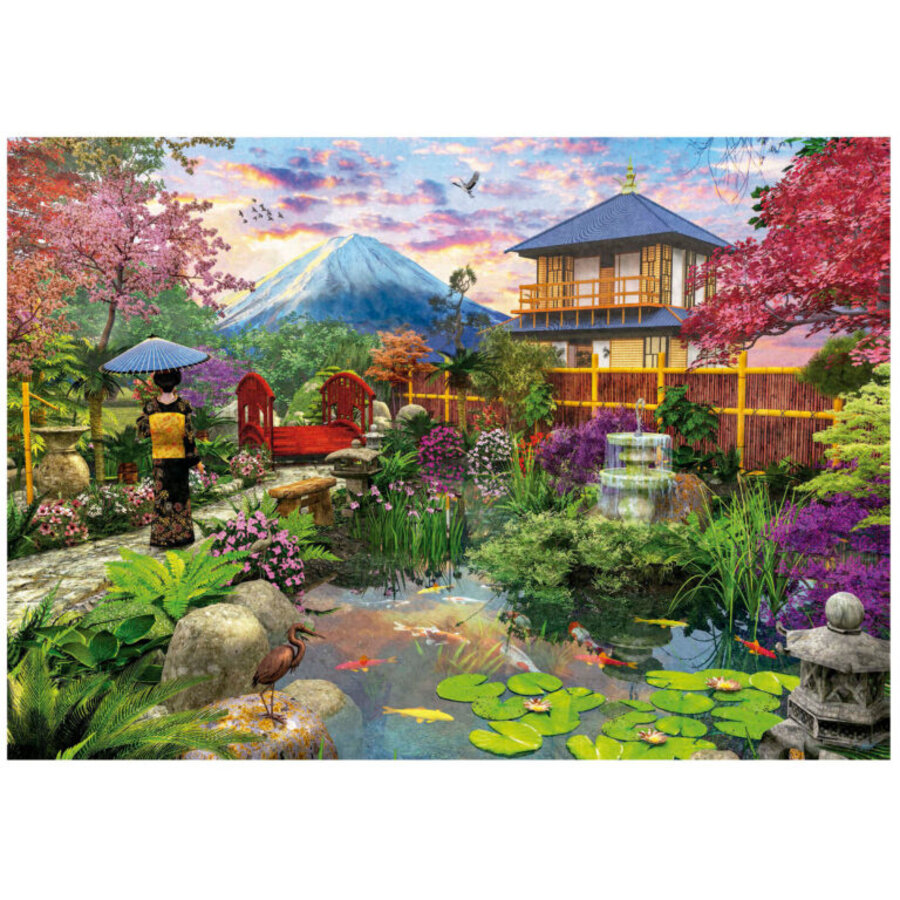 Japanse tuin - legpuzzel van 1500 stukjes-2