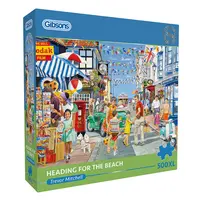 thumb-En route pour la plage - puzzle de pièces 500 XL-1