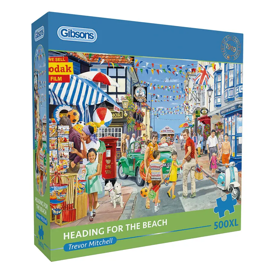 Heading for the Beach - puzzle of 500 XL pieces-1
