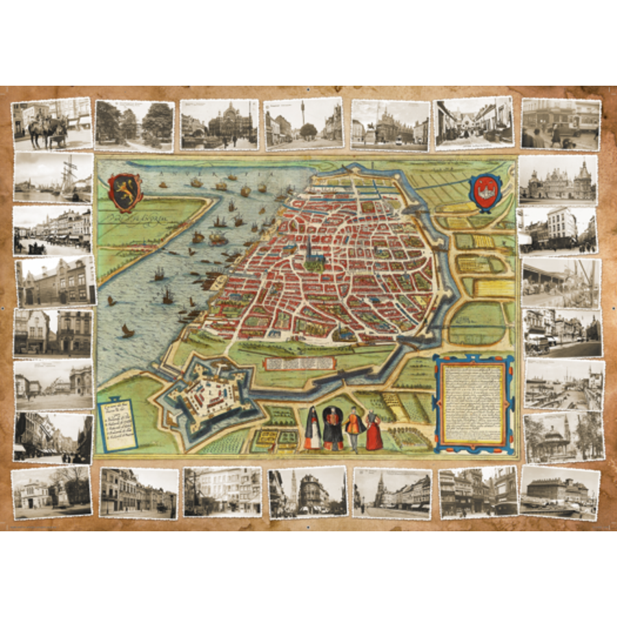 Cartography Antwerp anno 1599- 1000 pieces-2