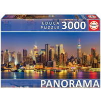 thumb-New York Skyline Panorama - puzzle de 3000 pièces-1