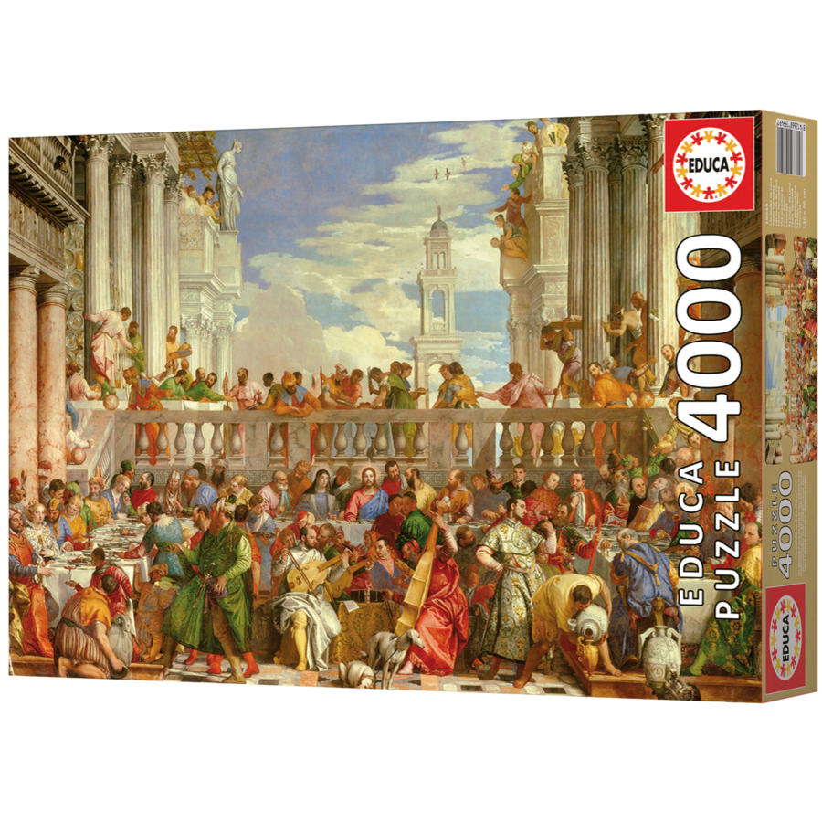 Het Trouwfeest in Cana - Paolo Veronese - puzzel van 4000 stukjes-2