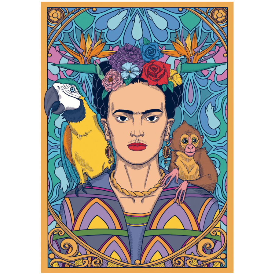 Frida Kahlo  - jigsaw puzzle of 1500 pieces-3