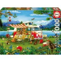 thumb-Camping Holiday - puzzle of 1000 pieces-1