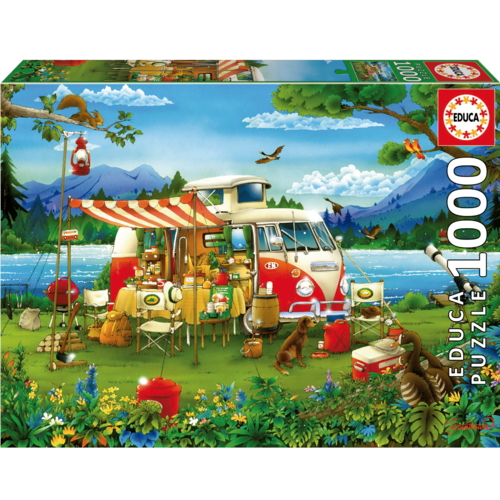  Educa Camping Holiday - 1000 pieces 