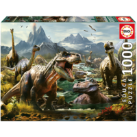 thumb-Fierce Dinosaures - puzzle of 1000 pieces-1