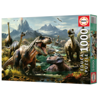 thumb-Dinosaures Féroces - puzzle de 1000 pièces-2