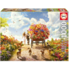 Educa Chariot de Fleurs  - puzzle de 1000 pièces