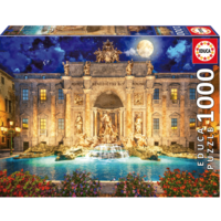 thumb-Fontana di Trevi, Rome - puzzle of 1000 pieces-1