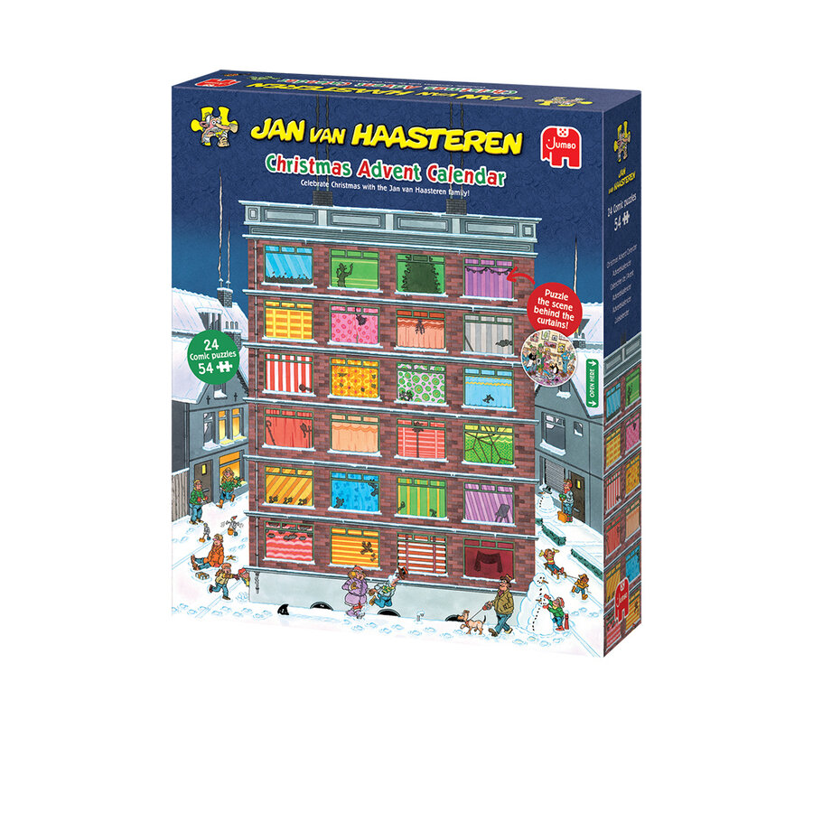 PRE-ORDER -  Jan van Haasteren  Christmas Advent Calender - 24 x 54 pieces-2