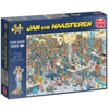 Jumbo Queued Up! - Jan van Haasteren - puzzle of 1000 pieces