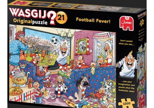  Jumbo Wasgij Original 21 - La fièvre du football! - 1000 pièces 