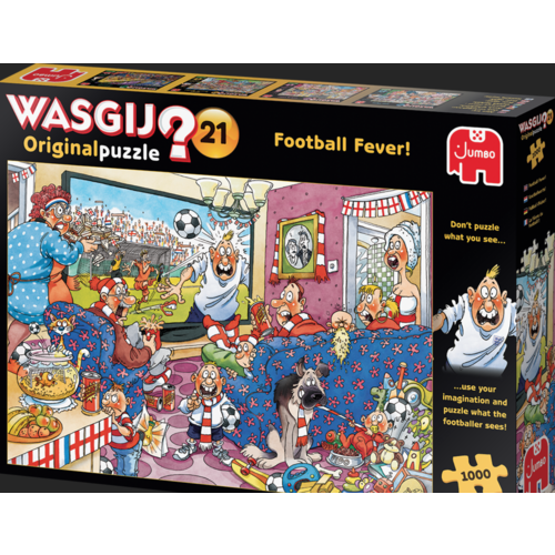  Jumbo Wasgij Original 21 - Football Fever!- 1000 pieces 