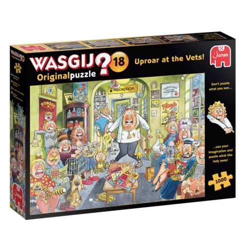  Jumbo Wasgij Original 18 - Le Véterinaire! - 1000 pièces 