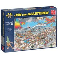 thumb-A la plage - Jan van Haasteren - puzzle de 1000 pièces-1