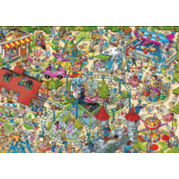 thumb-Le parc d'attractions - Ray Nicholson -  puzzle de 1000 pièces-2