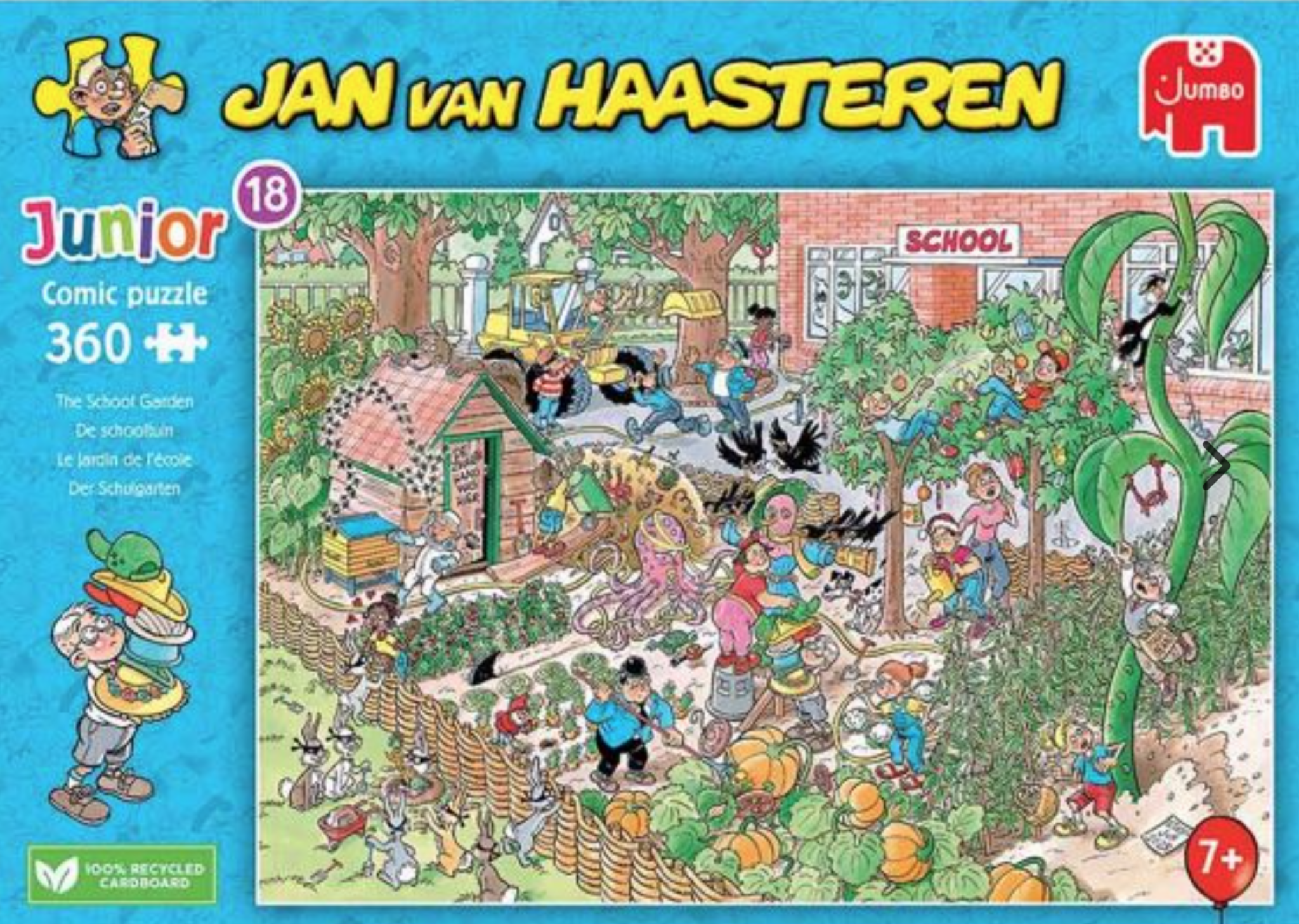 Jan Van Haasteren Junior Puzzle 360 Pezzi – De Manege (Il Maneggio), Per Bambini Dai 7 Anni, Illustrazioni Umoristiche Di Wilma Van Den Bosch