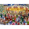 Cheerful Christmas Carousel - Kerstpuzzel - 1000 stukjes